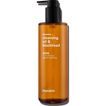 한스킨 클렌징오일 앤 블랙헤드 AHA, 300ml, 2개
