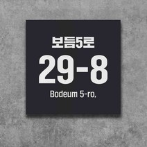 포맥스 도로명주소 현판, 핑크