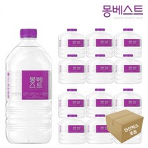 몽베스트 생수 1L x 12개 (안전박스포장), 상세페이지 참조