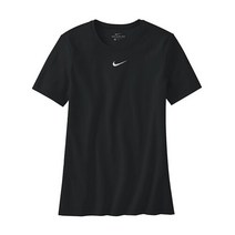 나이키 NSW 에센셜 반팔티 블랙 여자 스포츠 오버핏 티셔츠 DH4255-010
