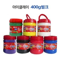 아모스 20000 탱탱아이클레이 버켓 400g, 초록, 1개