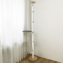 수제공작소 자작 캣폴 캣타워 베이직 01, 1개, 브라운