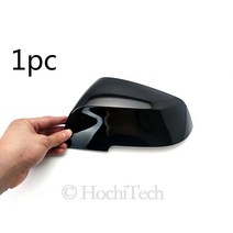 아반떼 md 사이드미러 순정 탄소 섬유 자동차 백미러 커버 캡 Bmw F20 F22 F30 F31 F32 F33 F36 F34 F35 I, 06 1pc Black