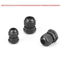 10pcs 케이블그랜드 10PCS Pastic 방수 전기 케이블 글 랜드 나일론 항목 M8/M10/M12/M16/M20/M25/M32/M36/, [19] M63