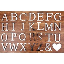 대형 알파벳 스티커 간판 로고 이니셜 스티커 셀프 인테리어 장식 소품 이벤트 용품, G - 1개