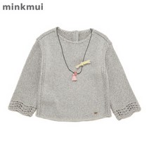 [밍크뮤] (유아) 목걸이 스칼럽 스웨터_3711530001