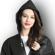 새라주미 고급 레인 코트 판초 우의 우비 비옷 캠핑 골프 2P