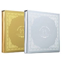 ZG29 베스트원 양장 금은볼트 앨범 30매 앨범 미니앨범 포켓식앨범 사진앨범 웨딩앨범 돌앨범 포, OS 실버