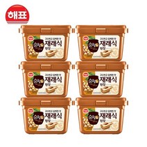 해표 순창궁 재래식 된장 500g (유통기한임박 2023년 11월), 6개