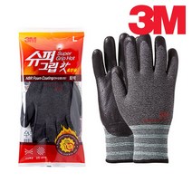 3M 슈퍼그립핫 M L 사이즈 혹한기용 장갑, 혹한기용 슈퍼그립 L, 1개