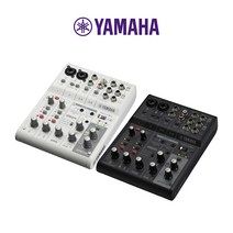 야마하 AG06MK2 USB 오디오 인터페이스, 블랙(AG06 MK2 B)