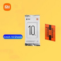 사진인화기 핸드폰 포토프린터 Xiaomi 3 인치 10 매 zink 포켓 인화지 xiaomi 포켓 용 자체 접착 canon zoemini lg pd261 251 233, 10장