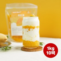 (런칭특가) Cafe fruit 과육이 살아있는 망고청 1kg, 10개