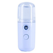 충전식 분무기 고압 압축 엔진 동력 연막 USB 얼굴 나노 미스트 뷰티 모이스처라이징 스킨 케어 가습기 페이스 스티머 기구, [07] Blue, 07 Blue