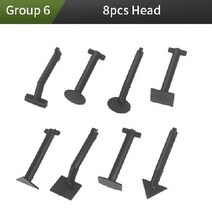 광택기 샌딩기 전동 그라인더 자동 무선 핸드 자동차 에어, 8pcs head