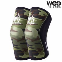 무릎보호대 7mm (등산 헬스 런닝 배구 스쿼트 크로스핏 쿠션 테이핑) WFKN7MM-CA, 그린