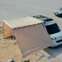 와일드라이프 자동차 차량용 어닝 / 레이 코나 니로 소형차 차박 캠핑 2x2.5m / 사이드월 옵션, 메인어닝(2x2.5m)