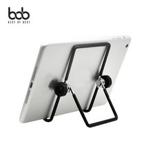 bob 논슬립 와이어 접이식 스마트폰&태블릿PC 거치대 홀더, 대형_블랙