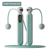 무선줄넘기 스마트로프 줄없는 점프 논와이어 노라인 전자 실내 rpm 홈트유산소 스마트 다이어트 계산 긴 복싱 훈련 에 대한 미끄럼 방지 핸들, 체중 부하 스타일