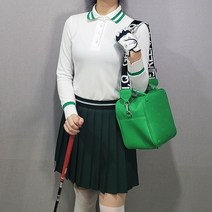 여자 골프 카라 배색 포인트 긴팔 티셔츠 봄 가을 골프웨어 상의