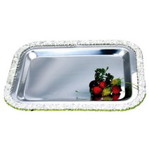 업소용주방용품사각굽 쟁반 22호JH-139 스텐업소용 주방용품