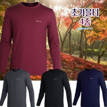 [어르신샵] 할아버지 티셔츠 가을 겨울 간절기 약기모 70대 80대 스판 선물 긴팔 티 상의 어르신 옷