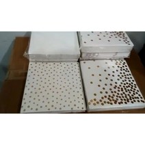 일회용 종이 냅킨 흑백 2 겹 맞춤 디자인, Brown