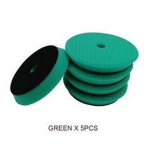폴리셔 광택기 자동차 디스크 인치 자동 폴란드어 패드 바디, 15.Green x5pcs - 6lnch Backer