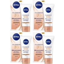 독일 니베아 라이트스킨 모이스처 비비크림 SPF15 50ml 4개