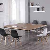 나인홈 회의 포밍 테이블 1200 1500 1800, 메이플(WWD5014-MB)