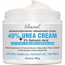 Urea Cream 40％ ＋ 2％ Salicylic Acid 4.6 Oz, 1개