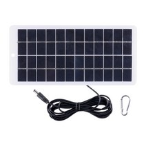 태양광 패널 충전전지 10w 12v 야외 diy 전지 기 polysilicon usb 야외 휴대용 휴대 전화 기