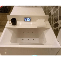 사우나 간이 욕조 접이식 거실 홈 가정 히노끼 반신욕, 길이150cmX너비80cmX두께0.6cm