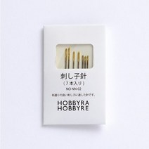 사시코 자수 호비라호비레 바늘 세트, 1개