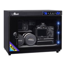 카메라제습함 렌즈 방습 냉장고 캐비닛 보관함 제습기 25L 장비 보관 습도조절 DSLR, AB-25EM항습제어LED조명, 새로운터치스크린[AB-25EM파티션포함]