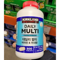 커클랜드 데일리 멀티비타민&미네랄 500정 6팩, 6