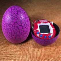 Tamagotchis 텀블러 공룡 계란 멀티 컬러 가상 사이버 디지털 애완 동물 게임 장난감 전자 크리스마스 선물, purple egg