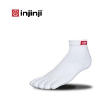 인진지 발가락양말 라이너 띠너 물집방지 양말, L(275-300), 화이트