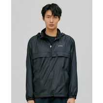 블랙 공용 퍼텍스 아노락 자켓 LUJU2B112BK