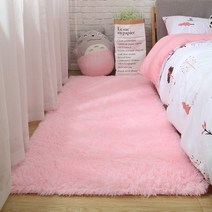 거실 서재 층간 소음 방지 식탁 카페트 여자를위한 핑크 카펫 얽히고 설킨 어린이 층 부드러운 매트 거실 장식 틴 도어 매트 북유럽 레드 푹신한 대형 러그
