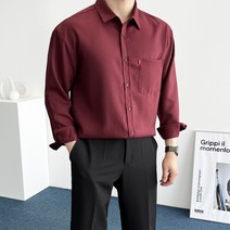 데일트 남자 빅사이즈 링클프리 스판 오버핏 셔츠 남방