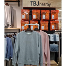 티비제이 TBJ NEARBY.[즉시출고] [가성비 초특가전] 23년 미친가격! 신상품 한정가!뒷판 반전! 공용 전판 무지 + 뒷판 카모 프린트 그래픽 일러스트 맨투맨 티셔츠
