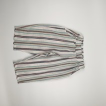 돌 아기 유아동 키즈 남자 여자 아이 여름 얇은 긴 줄무늬 바지 고무줄 밴딩 린넨 지지미 스트라이프 와이드 일자 통 배기 팬츠