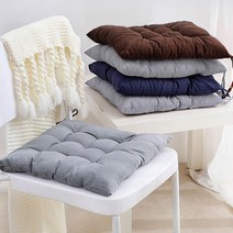 식탁 사무실 학교 의자 사각 방석 차량 컴퓨터 쿠션 그레이