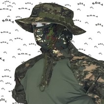 ROKA 디지털 고급 정글모 딘텍스 차양모 활동모 군인 군대 군용 정글모
