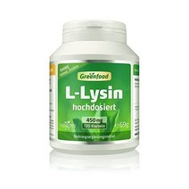 고선량 L라이신 캡슐 450mg 중요 필수 아미노산 인공 첨가물 미포함 공학 GMOfree 66.0, 120개 (팩 1개)