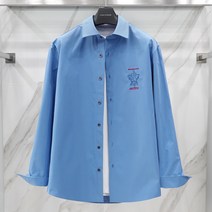리버클래시 블루 라봇 아트윅 Point OVER-FIT 셔츠 LIW31904 -22 F/W