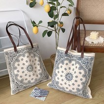 주니픽 주니픽 데일리 페이즐리 반다나 에코백 (5959874)