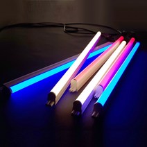 (주)블루앤엘이디 600mm 컬러 LED T5 슬림바 간접조명 10w 형광등 대체, 1개, 블루