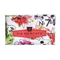 Via Mercato 이탈리아 비누바 200g No. 7 피치 무화과 꽃 & 장미, No. 7 - Peach Fig Blossom R_Ba